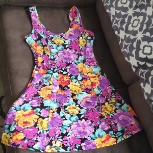 Floral skater dresses
